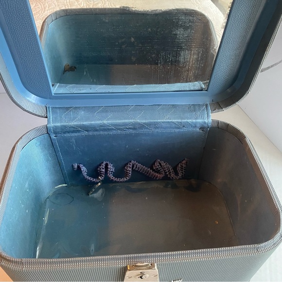 Vintage Starway Grey Hard Suitcase Luggage - Picture 4 of 7